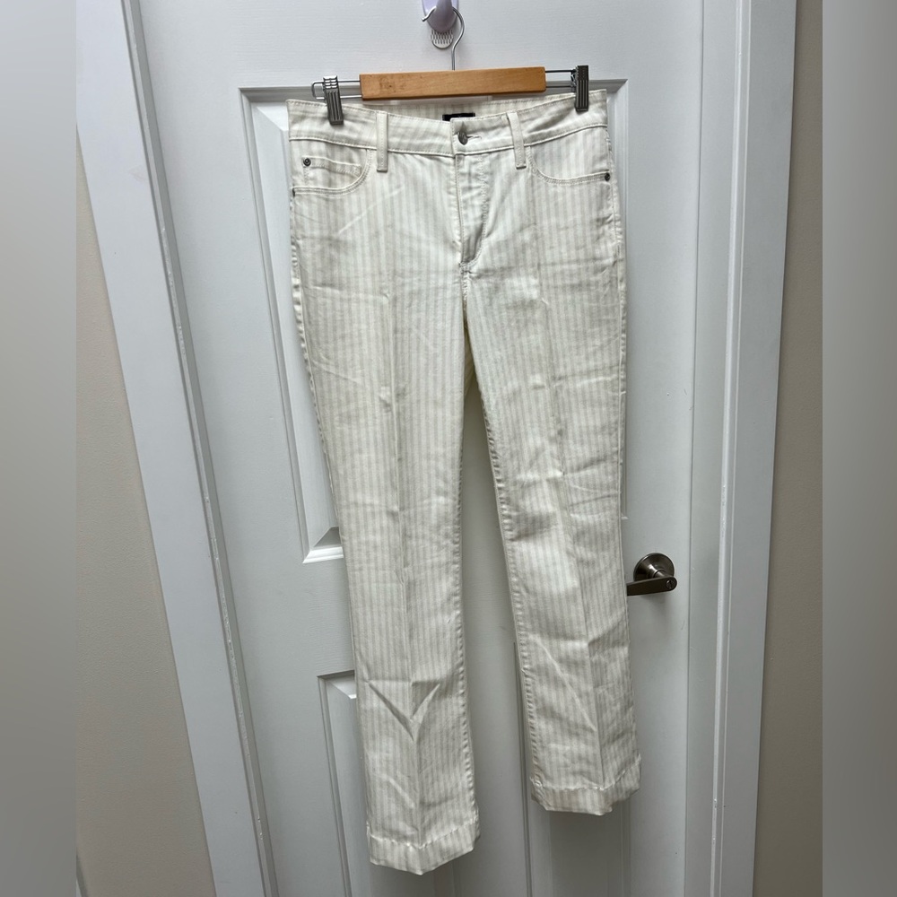 Women's Cream Boot cut Jeans